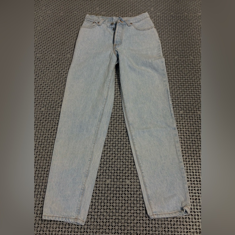 90’s Vintage Levi's Light Blue Straight Leg Jeans